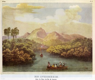 Rio Jnhomerim by Johann Moritz Rugendas